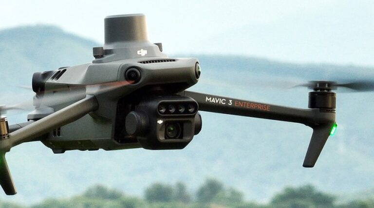 DJI-Mavic-3-Multispectral-in-the-air-camera-closeup